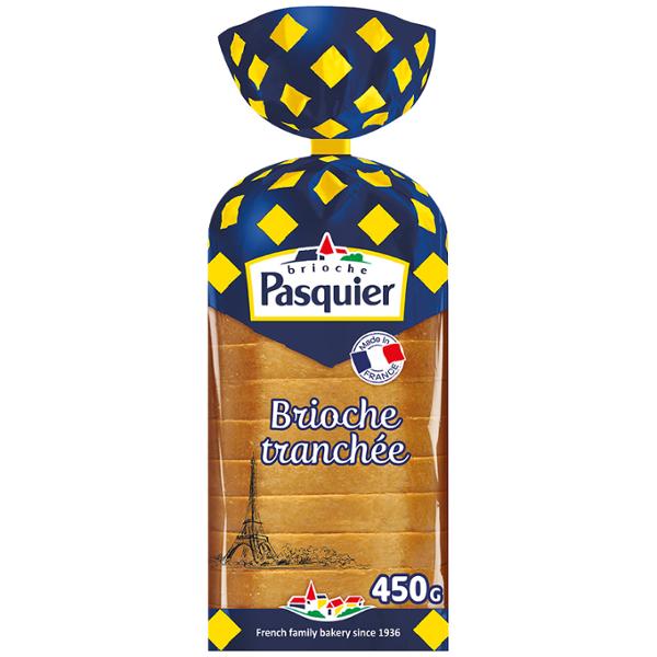 PASQUIER BRIOCHE TRANCHÉE 450G