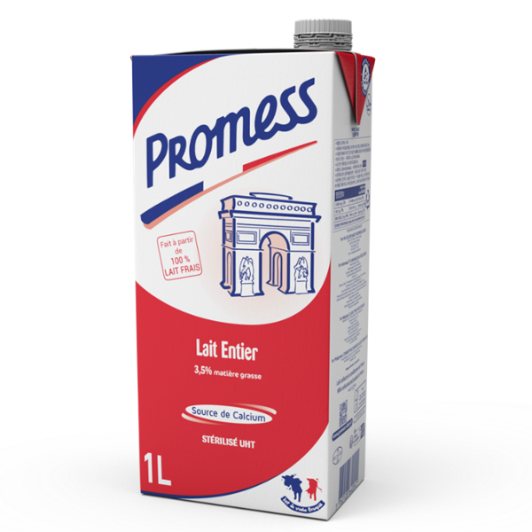 LAIT ENTIER UHT 1L
