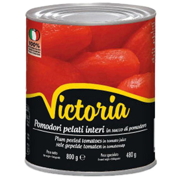 TOMATES PELEES ENTIERES 4/4 800G