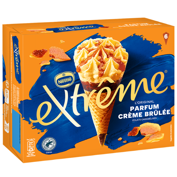 NESTLÉ CÔNES EXTRÊME CRÈME BRULÉE 690ML
