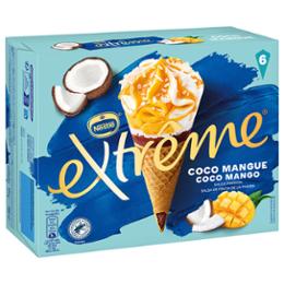NESTLÉ CÔNES EXTRÊME MANGUE COCO BTE 6X110ML