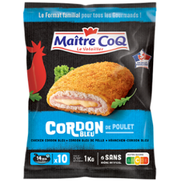 CORDON BLEU DE POULET 1KG MAÎTRE COQ