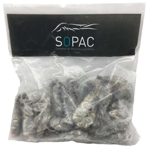 CREVETTES CRUES ENTIÈRES 81/+ 800G