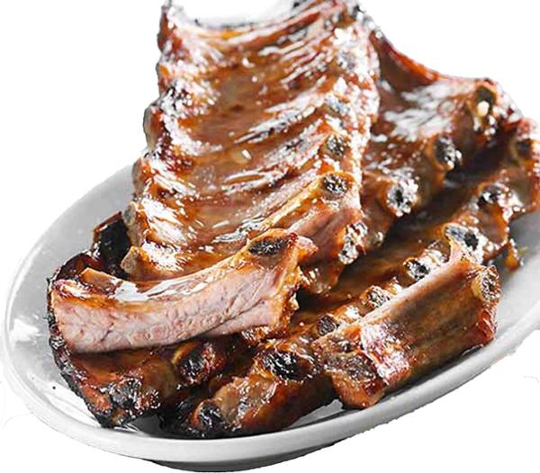 TRAVERS DE PORC CUIT BBQ 800G/1,1KG