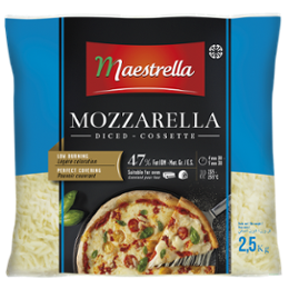 MOZZARELLA COSSETTES 2,5KG