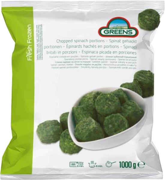 ÉPINARDS BRANCHES EN PORTIONS 1KG GREENS