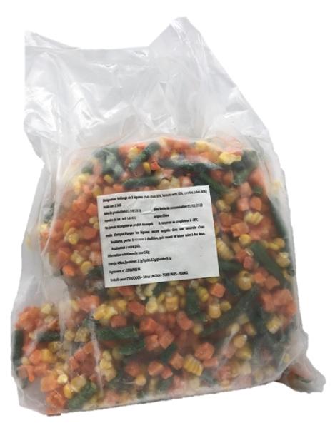 MÉLANGE TROIS LÉGUMES 2,5KG