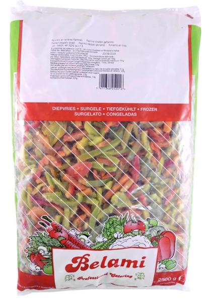 POIVRONS ROUGES/VERTS EN LANIÈRES 2,5KG