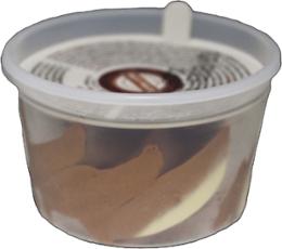 POTS DE GLACE VANILLE/CHOCO 80ML x 36