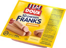 SAUCISSES DE POULET NATURE 340G