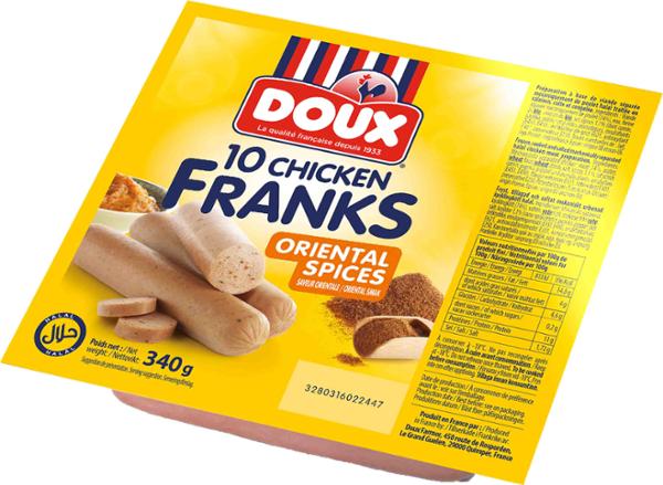 SAUCISSES DE POULET ORIENTALE 340G