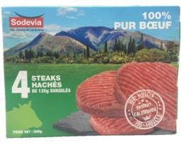 STEAK HACHÉ DE BOEUF 500G SODEVIA STEAK HACHÉ DE BOEUF 500G SODEVIA