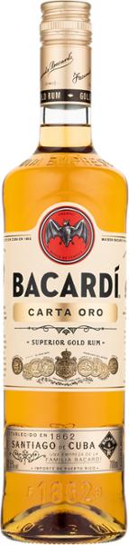 RHUM BRUN GOLD BACARDI 70CL