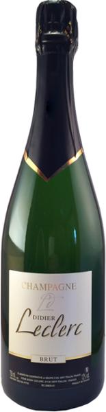 CHAMPAGNE BRUT DIDIER LECLERC 75CL