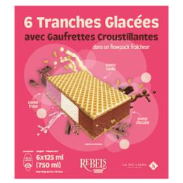 TRANCHE GLACEE NAPOLITAINE