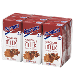 LAIT UHT AROMATISE CHOCOLAT 6X200ML
