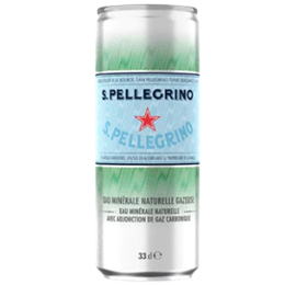 EAU GAZEUSE SAN PELLEGRINO CANNETTE