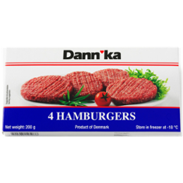 BURGER BOEUF 57% 4x50G - 200G