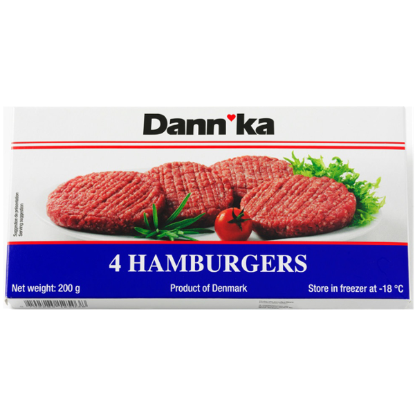 BURGER BOEUF 57% 4x50G - 200G
