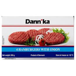 BURGER BOEUF 57% OIGNON 4x50G - 200G
