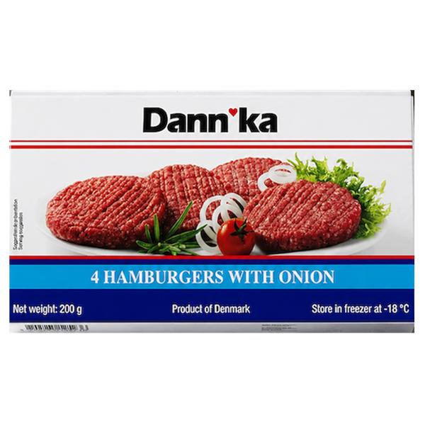 BURGER BOEUF 57% OIGNON 4x50G - 200G