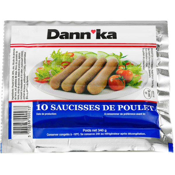 SAUCISSE POULET DANN'KA