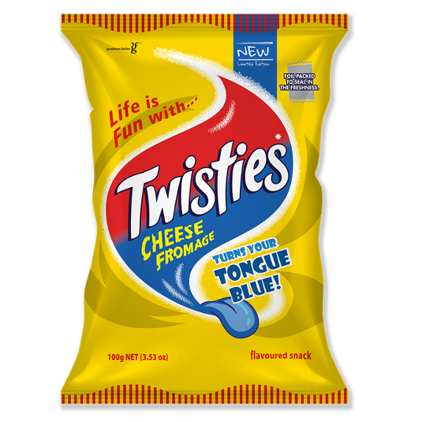 TWISTIES FROMAGE TONGUE BLUE 100G