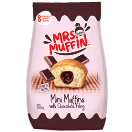 MUFFINS FOURRES AU CHOCOLATX8 200G