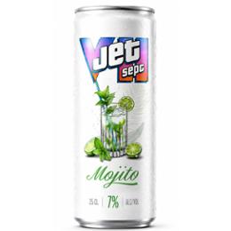 JET SEPT- MOJITO 7% CAN 25CL PACK X 4