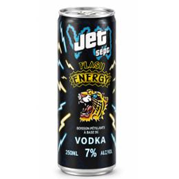 JET SEPT- VODKA FLASH ENERGY 7% CAN 25CL PACK X 4