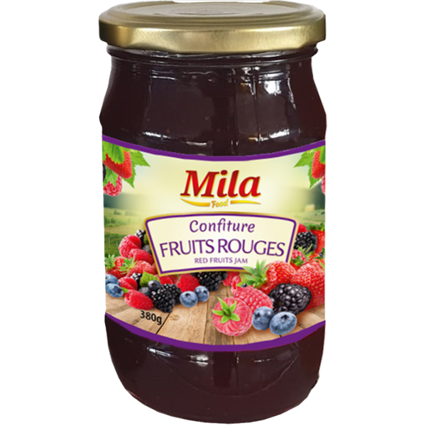CONFITURE FRUITS ROUGES 370G