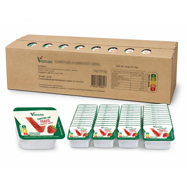 CONFITURE DOSE FRAISE 30GX120
