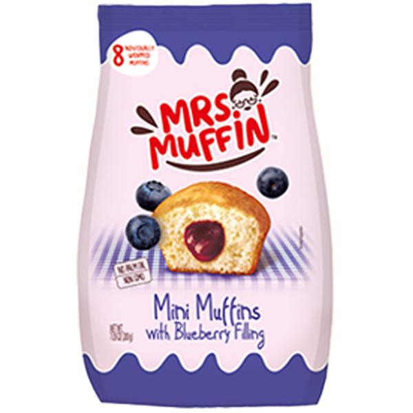 MUFFINS FOURRE AUX MYRTILLES 8X200G