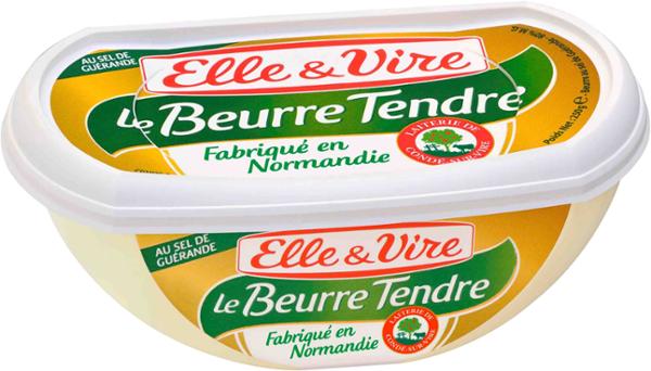 BEURRIER TENDRE DEMI-SEL 250G 80%