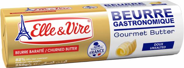 BEURRE BARATTÉ ROULEAU DOUX 250G 82%