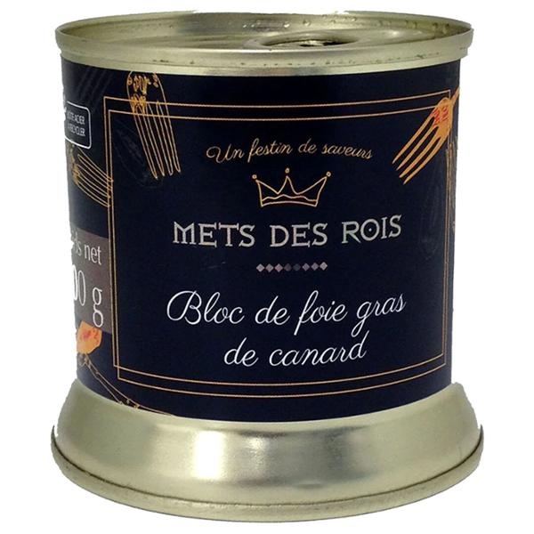 FOIE GRAS CANARD BLOC 150G BTE METAL