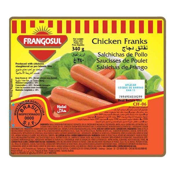 SAUCISSE POULET CTN 24x340G