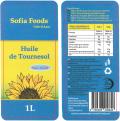 HUILE DE TOURNESOL 1L SOFIA FOODS